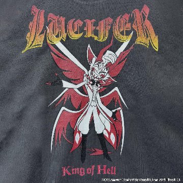 Hazbin Hotel ハズビンホテル ルシファー "KING OF HELL" Tシャツ 各種の画像