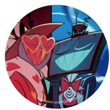 Hazbin Hotel ハズビンホテル シーズン２ シークレット缶バッジ D 全9種類 ランダム商品の画像