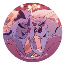 Hazbin Hotel ハズビンホテル シーズン２ シークレット缶バッジ D 全9種類 ランダム商品の画像