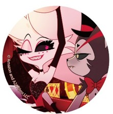 Hazbin Hotel ハズビンホテル シーズン２ シークレット缶バッジ D 全9種類 ランダム商品の画像