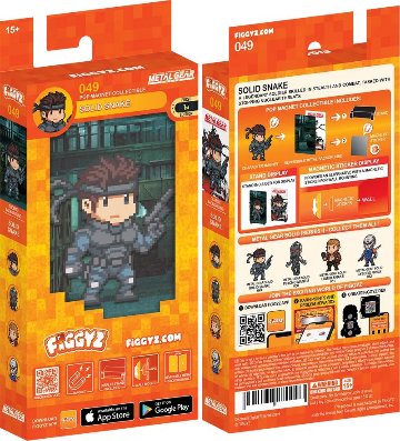 FiGGYZ マグネットディスプレイフィギュア Metal Gear Solid 1 - Solid Snake #49の画像