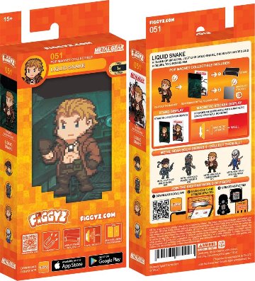 FiGGYZ マグネットディスプレイフィギュア Metal Gear Solid 1 - Liquid Snake #51の画像