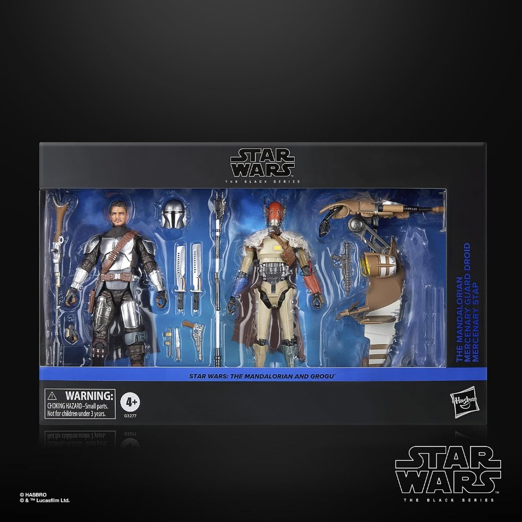 Star Wars TBS The Mandalorian and Grogu TMandarolian Mercenary Guard Droid STAPの画像
