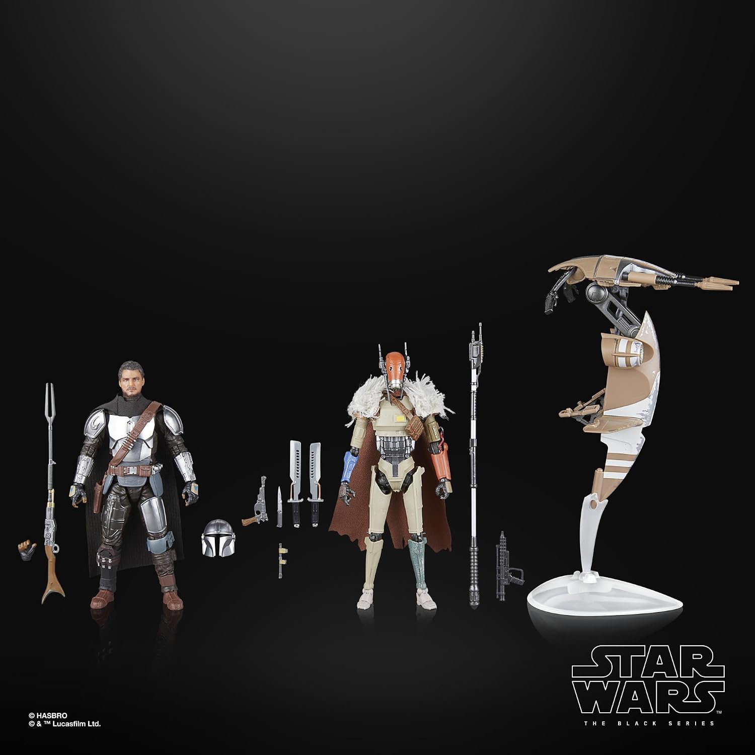 Star Wars TBS The Mandalorian and Grogu TMandarolian Mercenary Guard Droid STAPの画像