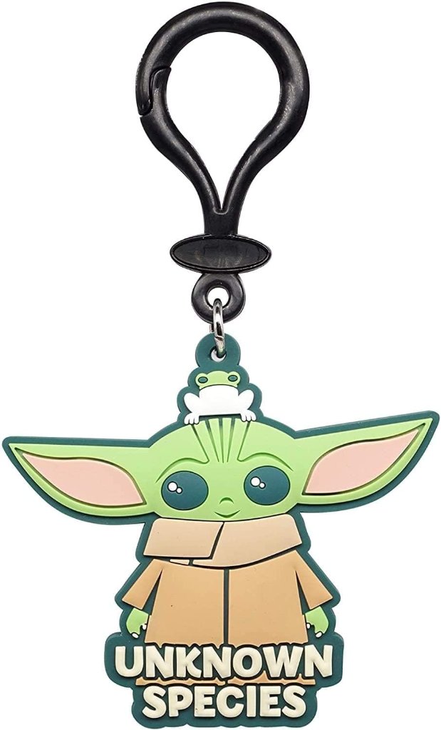 スターウォーズ Star Wars マンダロリアン グローグー カエル Unknown Species カートゥーン風 PVCラバー風キーホルダー の画像