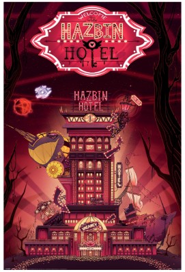 Hazbin Hotel ハズビンホテル ポスター シーズン１ ホテル柄 キーアートの画像