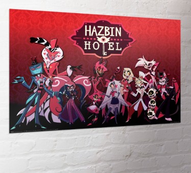 Hazbin Hotel ハズビンホテル ポスター シーズン１ メンバー集合の画像