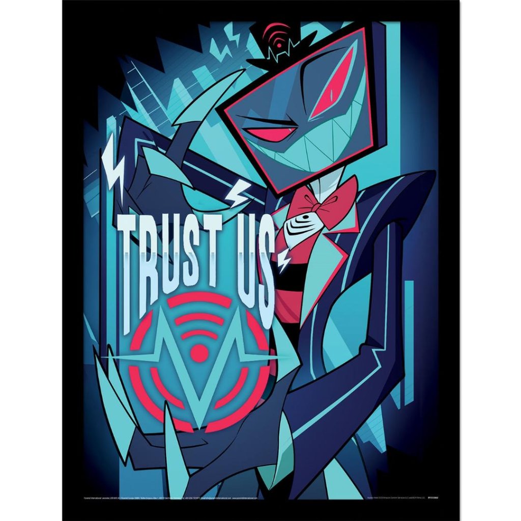 Hazbin Hotel ハズビンホテル フレーム付きポスター ヴォックス TRUST US VOX  30x40センチの画像
