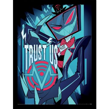 Hazbin Hotel ハズビンホテル フレーム付きポスター ヴォックス TRUST US VOX  30x40センチの画像