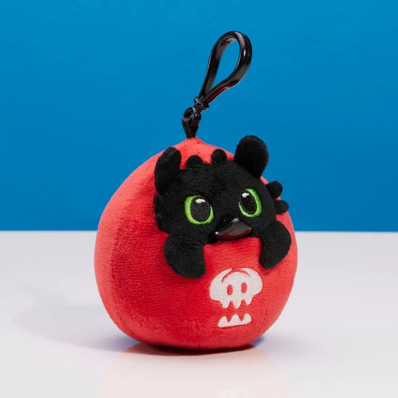 ヒックとドラゴン トゥースレス TUBBZ バッグチャーム ぬいチェーン ぬいキーホルダーの画像