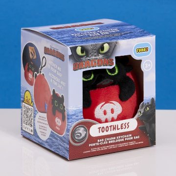 ヒックとドラゴン トゥースレス TUBBZ バッグチャーム ぬいチェーン ぬいキーホルダーの画像