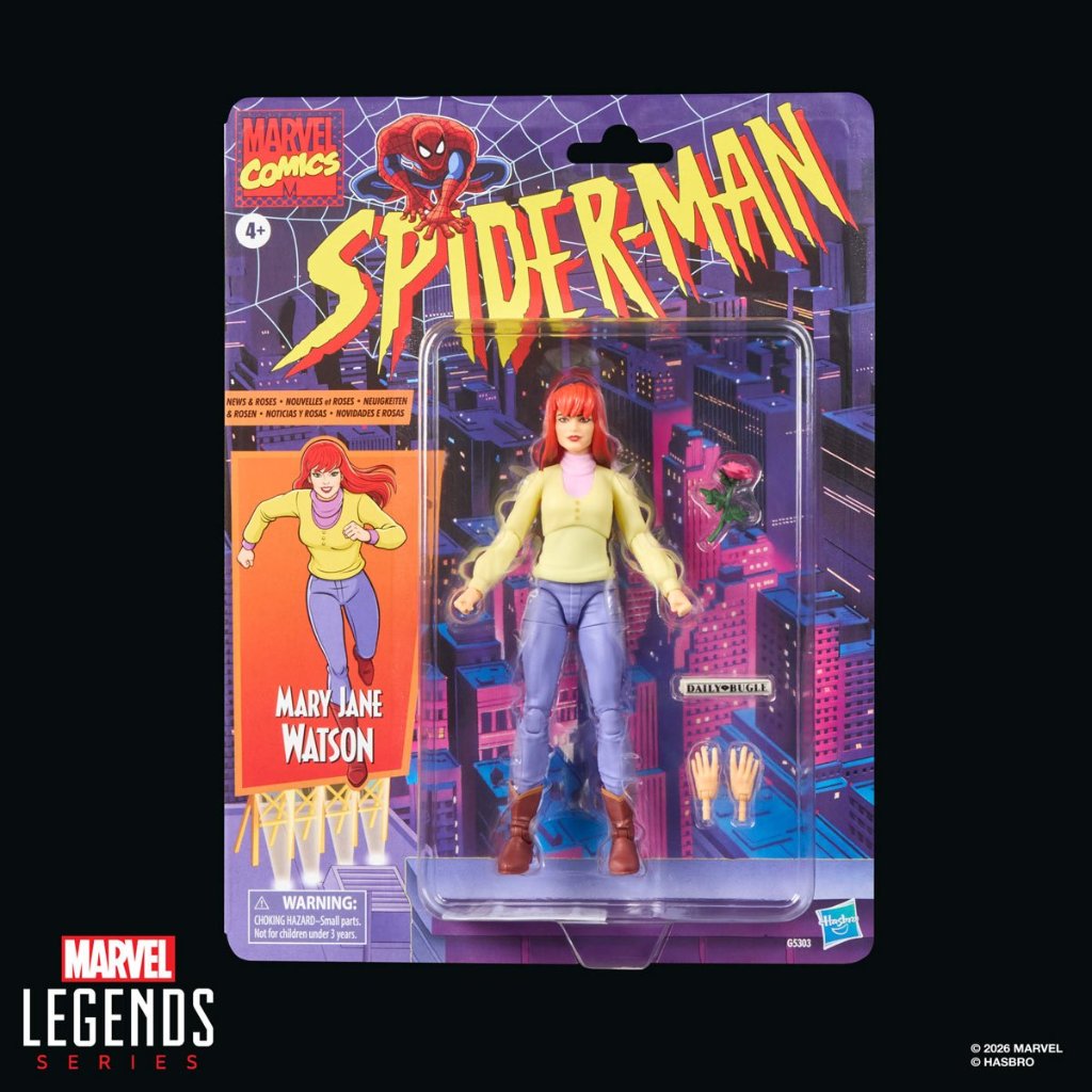 Marvel Legends Retro Cardback Spider-Man Mary Jane Watsonの画像