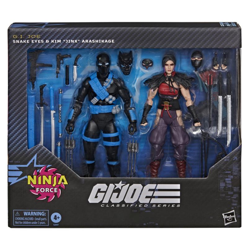 G.I. Joe Classified Series Ninja Force Snake Eyes and Kim Jinx Arashikage(223)の画像