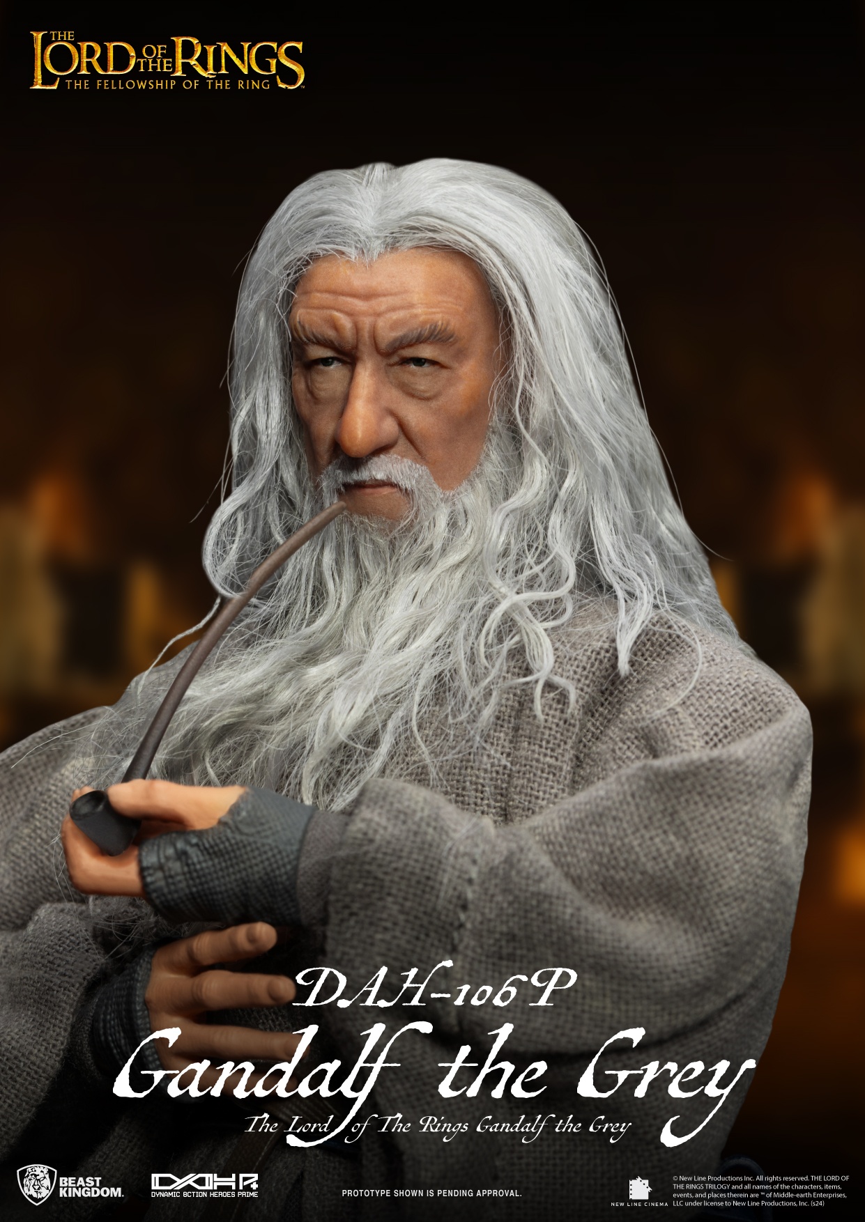 Beast Kingdom DAH-106P ロード・オブ・ザ・リング 灰色のガンダルフ 1:9 Scale アクションフィギュアの画像