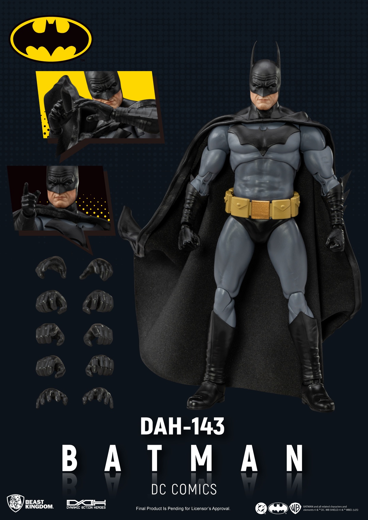 Beast Kingdom DAH-143 DCコミックス バットマン 1:9 Scale アクションフィギュアの画像