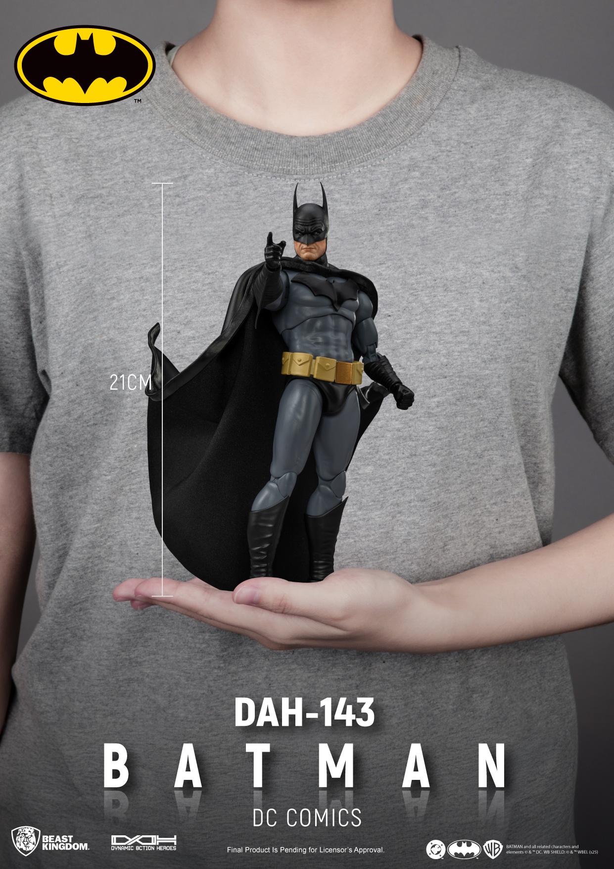 Beast Kingdom DAH-143 DCコミックス バットマン 1:9 Scale アクションフィギュアの画像