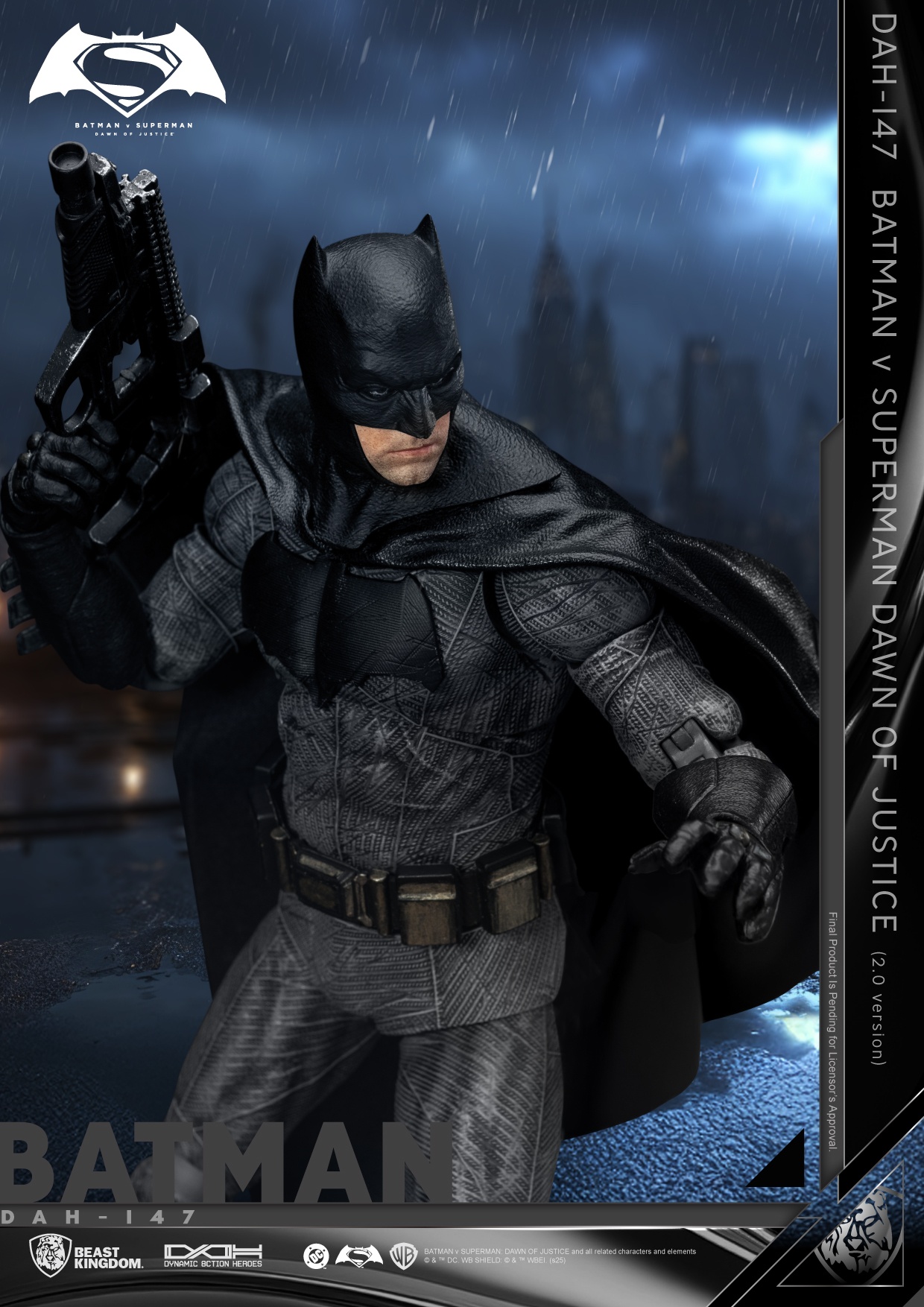 Beast Kingdom DAH-147 バットマン vs スーパーマン ジャスティスの誕生 バットマン 2.0 1:9 Scale アクションフィギュアの画像