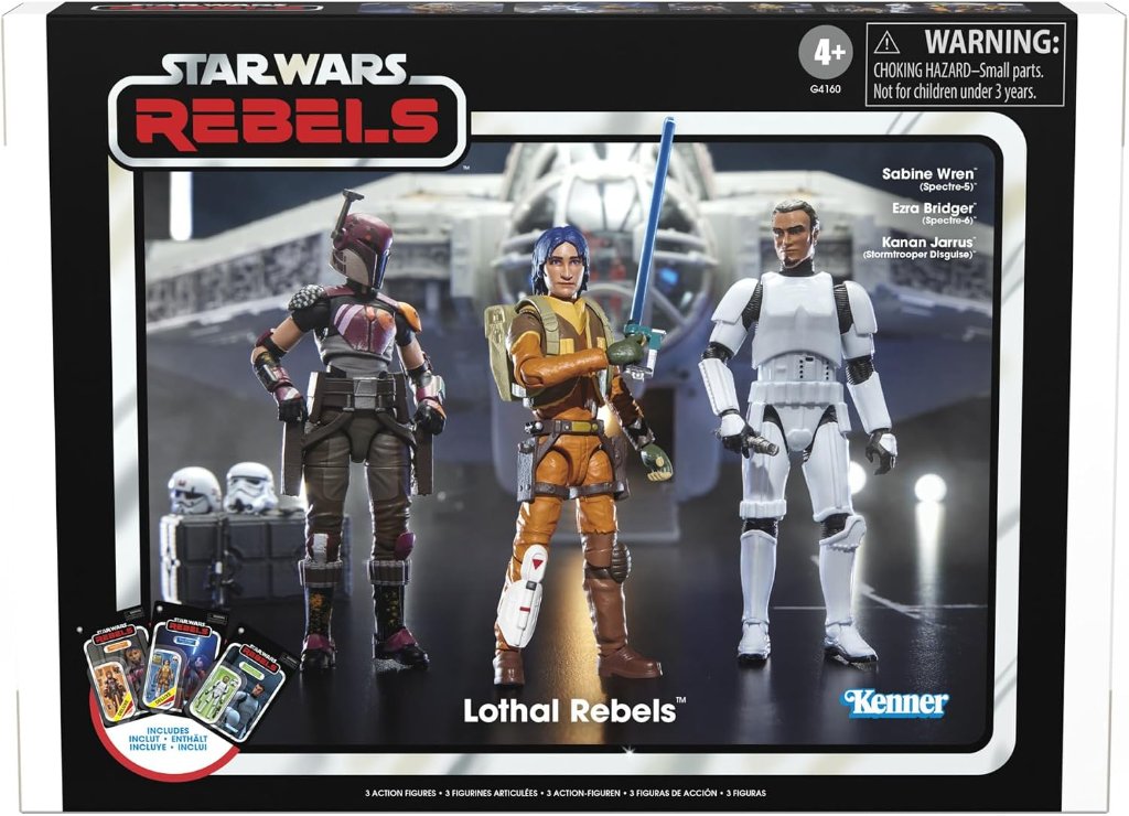 Star Wars TVC Lothal Rebels Sabine Wren Ezra Bridger Kana Jarrus 3-Packの画像