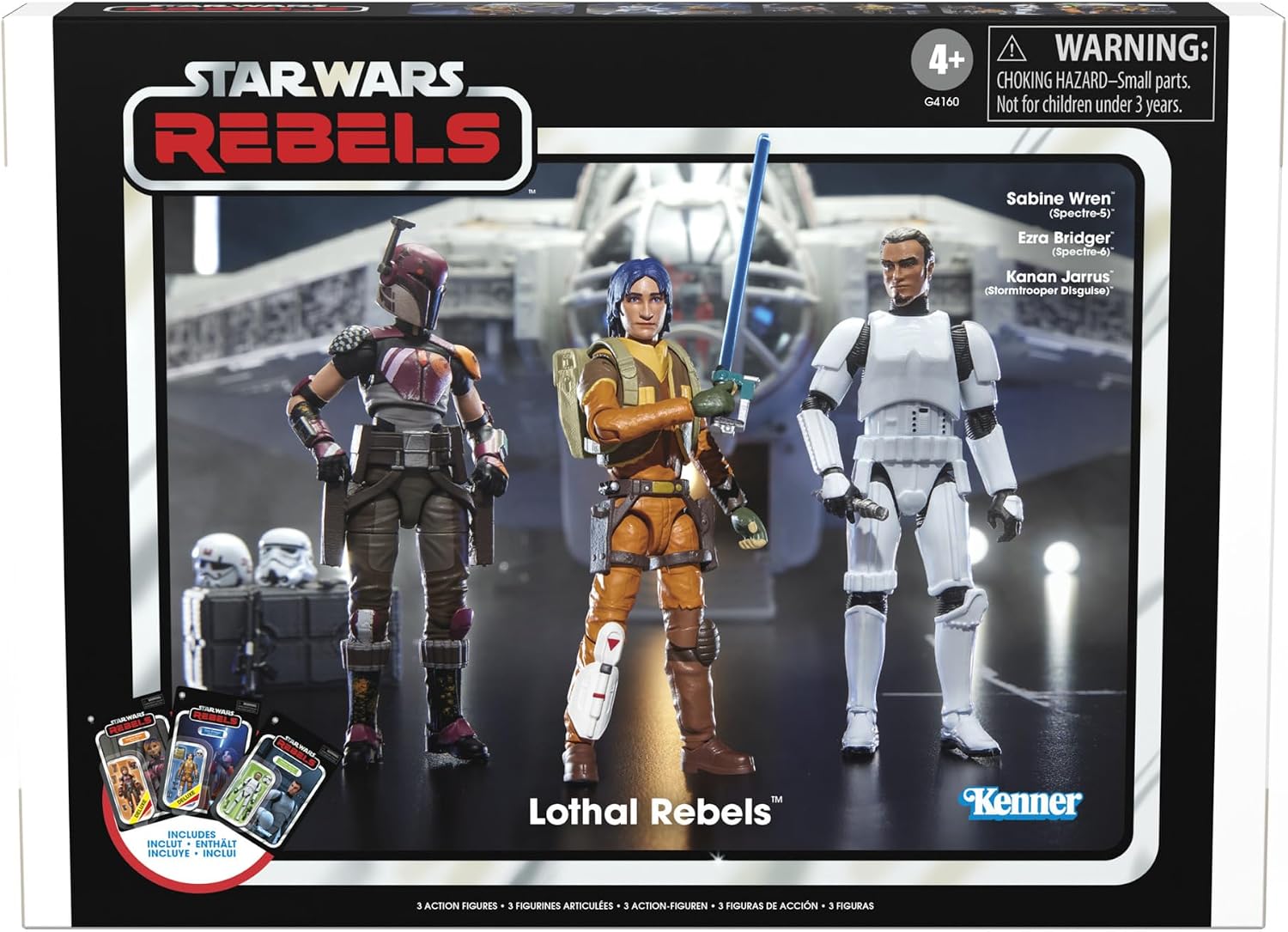 Star Wars TVC Lothal Rebels Sabine Wren Ezra Bridger Kana Jarrus 3-Packの画像