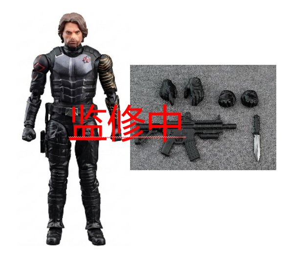 ZD Toys Marvel Avengers Doomsday Winter Soldier 1:10 Scale アクションフィギュアの画像