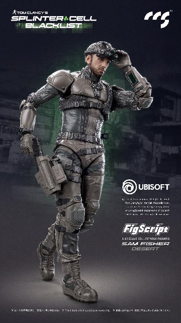 CCSTOYS FigScriptシリーズ Splinter Cell(スプリンターセル) Sam Fisher(サム・フィッシャー) 砂漠Ver. 1/12スケール可動フィギュアの画像