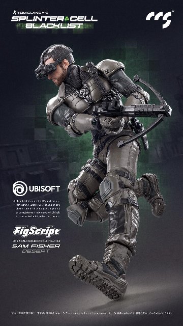 CCSTOYS FigScriptシリーズ Splinter Cell(スプリンターセル) Sam Fisher(サム・フィッシャー) 砂漠Ver. 1/12スケール可動フィギュアの画像