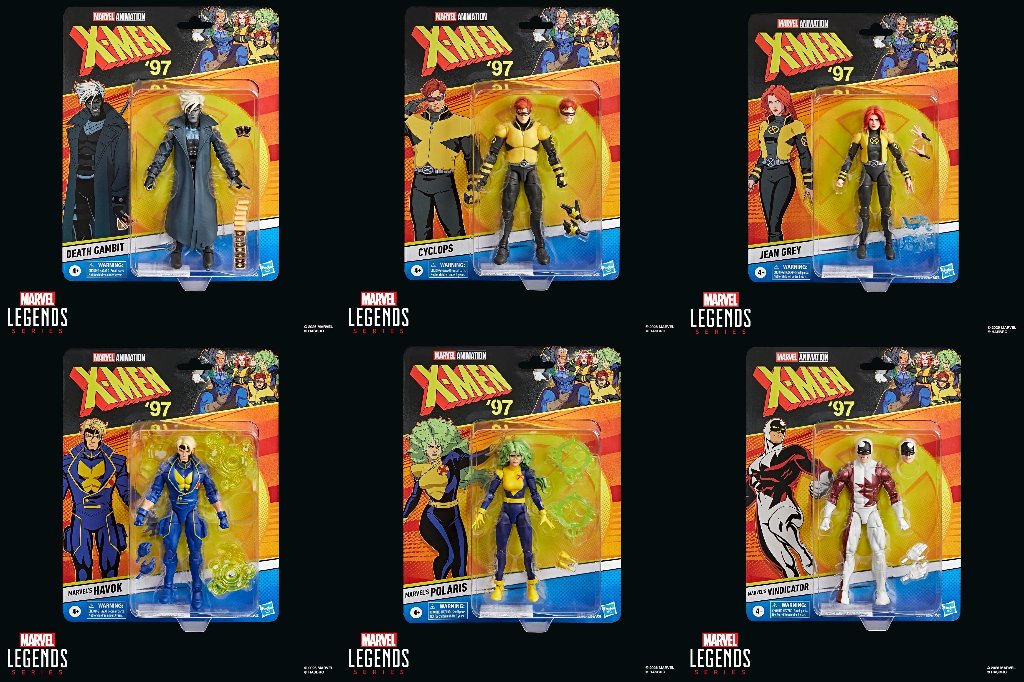 Marvel Legends Animation X-MEN '97 Death Gambit Assortment 6点セットの画像