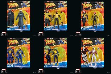 Marvel Legends Animation X-MEN '97 Death Gambit Assortment 6点セットの画像