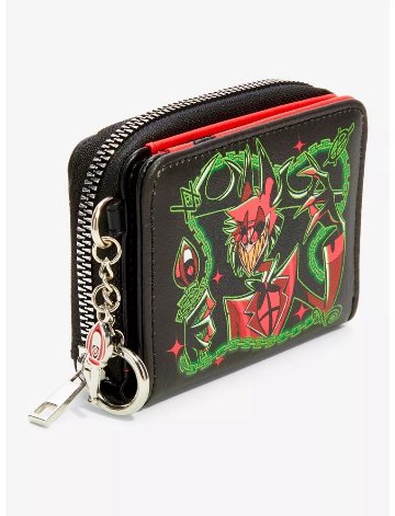 Hazbin Hotel ハズビンホテル アラスター デーモン形態 ミニウォレット チャーム付きの画像