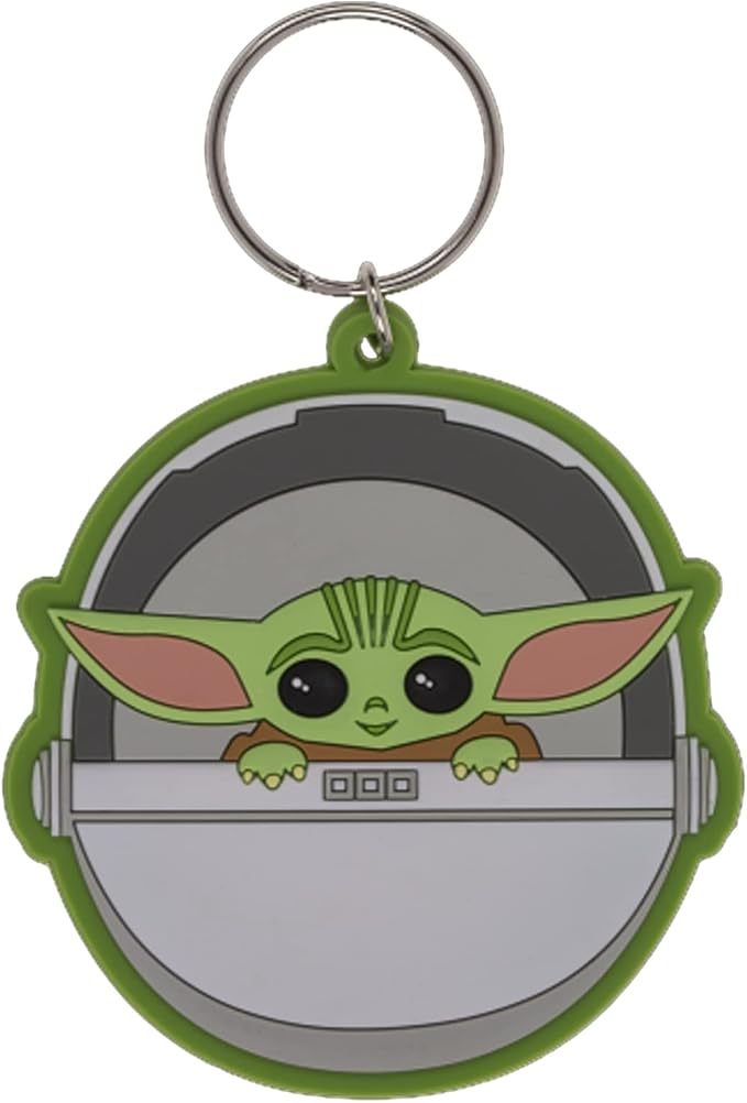 スターウォーズ Star Wars マンダロリアン グローグー ポッド入り PVCラバーキーホルダー の画像
