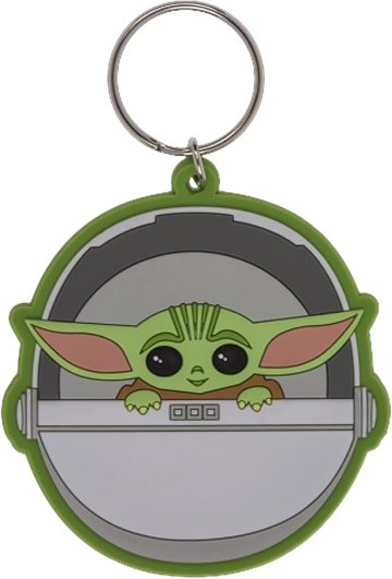スターウォーズ Star Wars マンダロリアン グローグー ポッド入り PVCラバーキーホルダー の画像