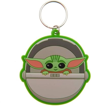 スターウォーズ Star Wars マンダロリアン グローグー ポッド入り PVCラバーキーホルダー の画像
