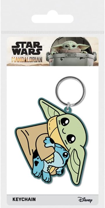 スターウォーズ Star Wars マンダロリアン グローグー グーの小さな友だち PVCラバーキーホルダー の画像