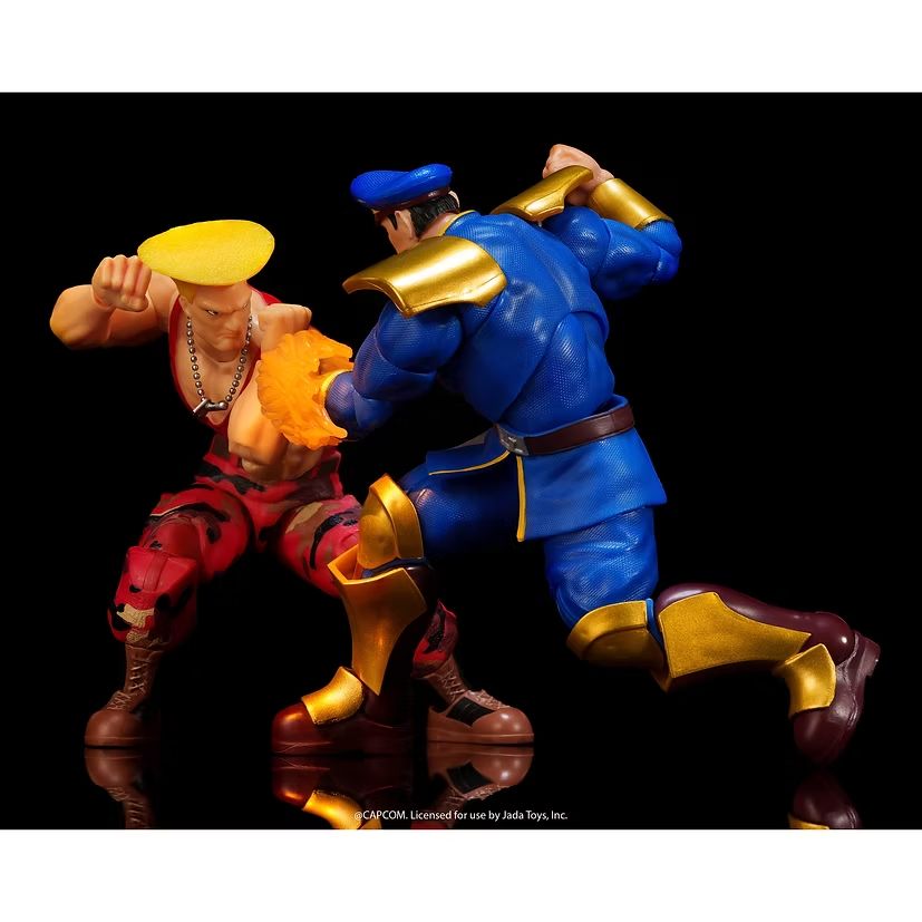 ストリートファイター２ ガイル vs ベガ 2-Pack Guile M.Bison ６インチアクションフィギュアの画像