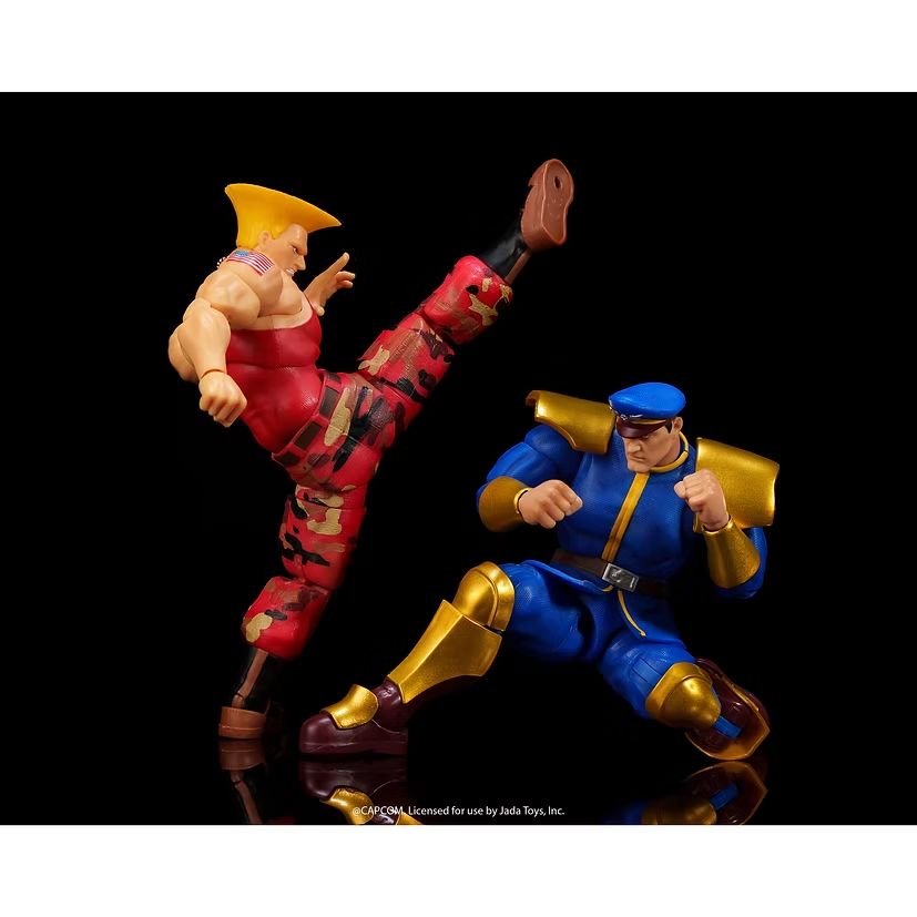 ストリートファイター２ ガイル vs ベガ 2-Pack Guile M.Bison ６インチアクションフィギュアの画像
