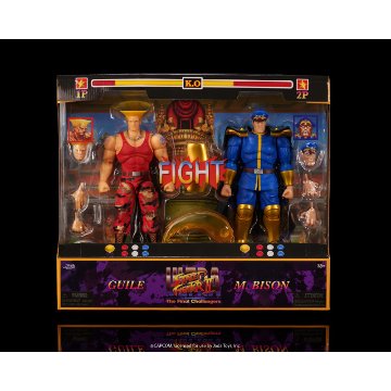 ストリートファイター２ ガイル vs ベガ 2-Pack Guile M.Bison ６インチアクションフィギュアの画像