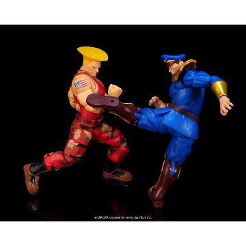 ストリートファイター２ ガイル vs ベガ 2-Pack Guile M.Bison ６インチアクションフィギュアの画像