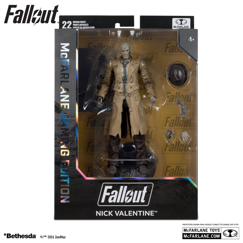 McFarlane Gaming Edition Fallout Nick Valentine 7-inch Action Figureの画像