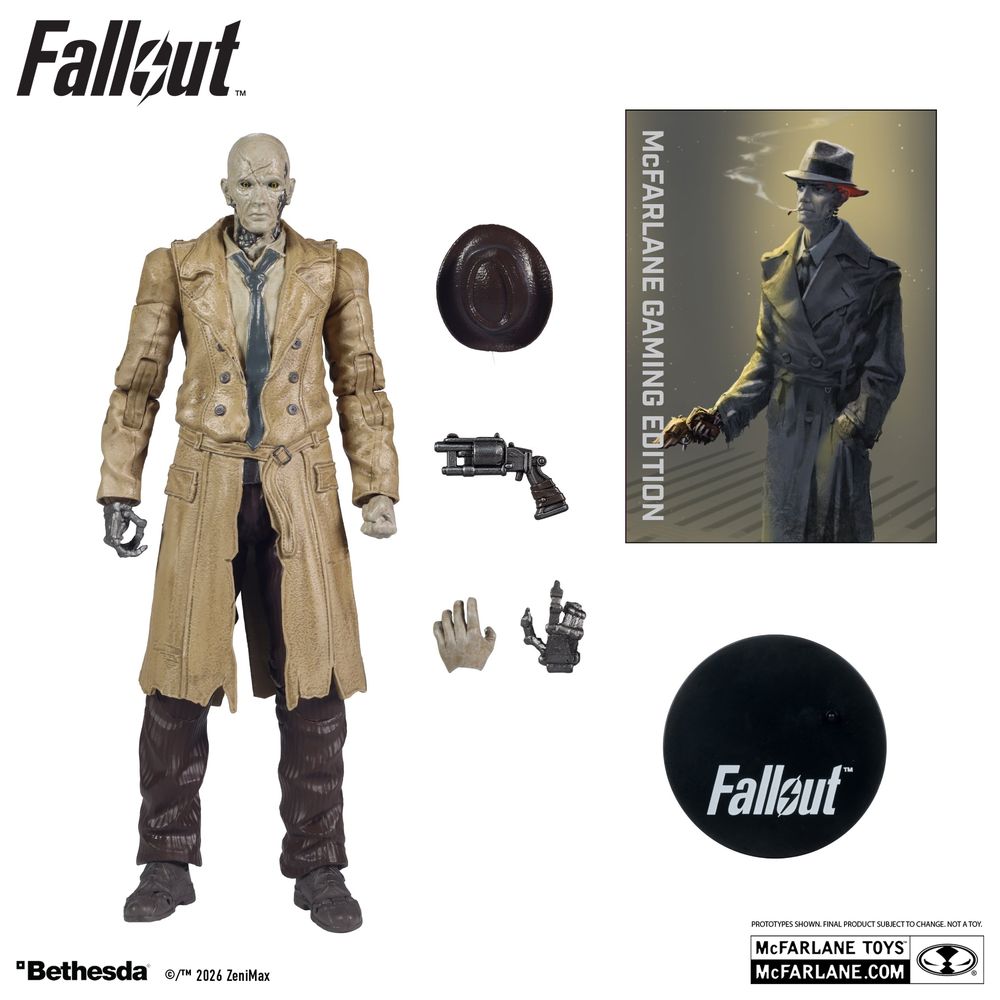 McFarlane Gaming Edition Fallout Nick Valentine 7-inch Action Figureの画像