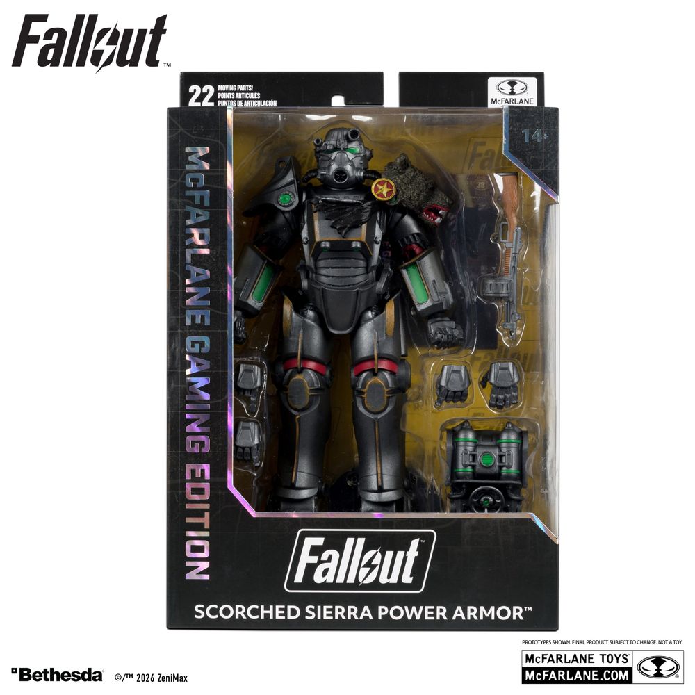 McFarlane Gaming Edition Fallout Scorched Sierra Power Armor 7-inch Action Figureの画像