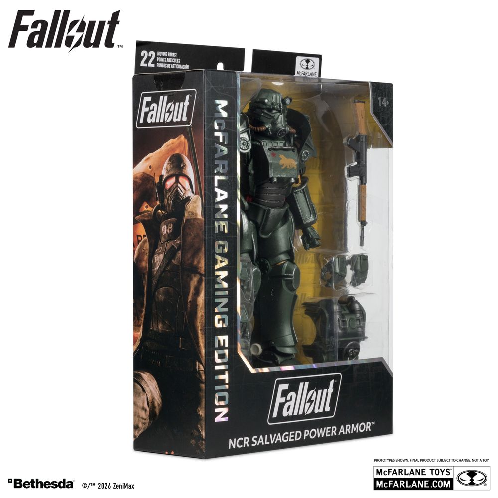 McFarlane Gaming Edition Fallout NCR Salvaged Power Armor 7-inch Action Figureの画像