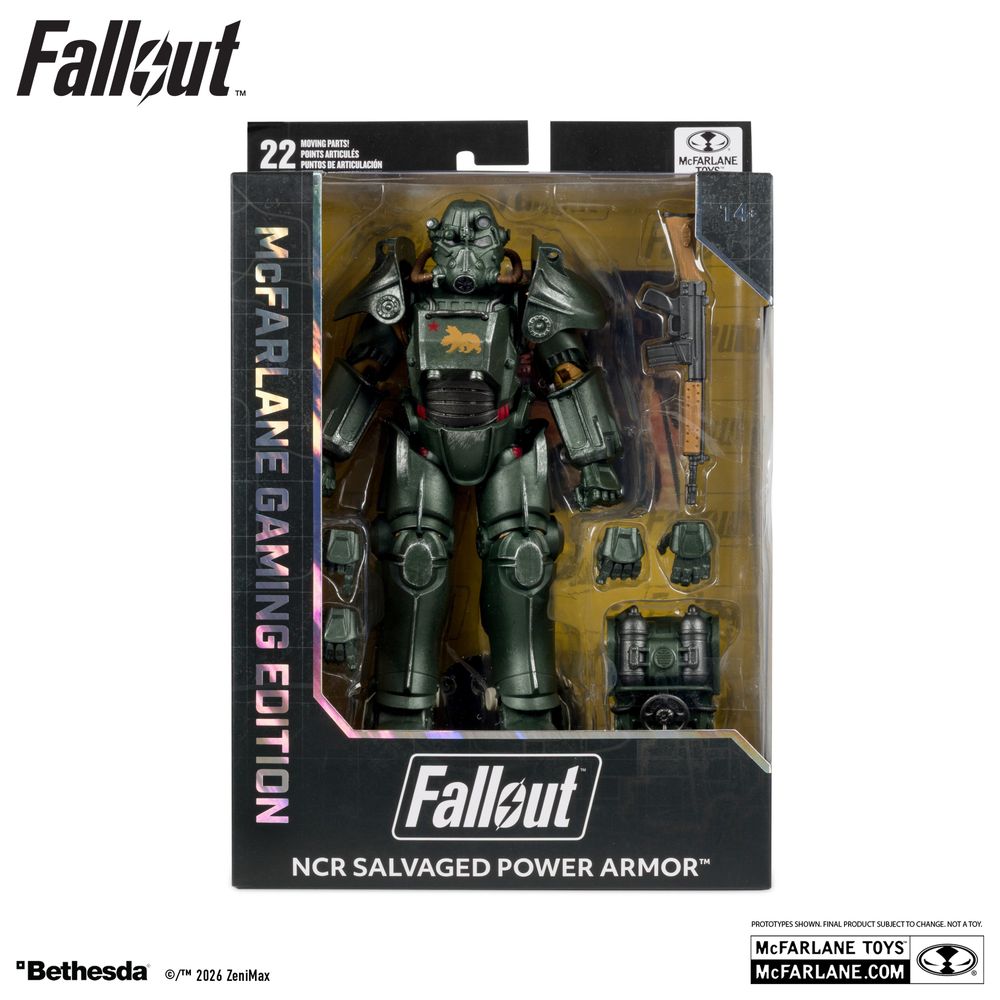 McFarlane Gaming Edition Fallout NCR Salvaged Power Armor 7-inch Action Figureの画像
