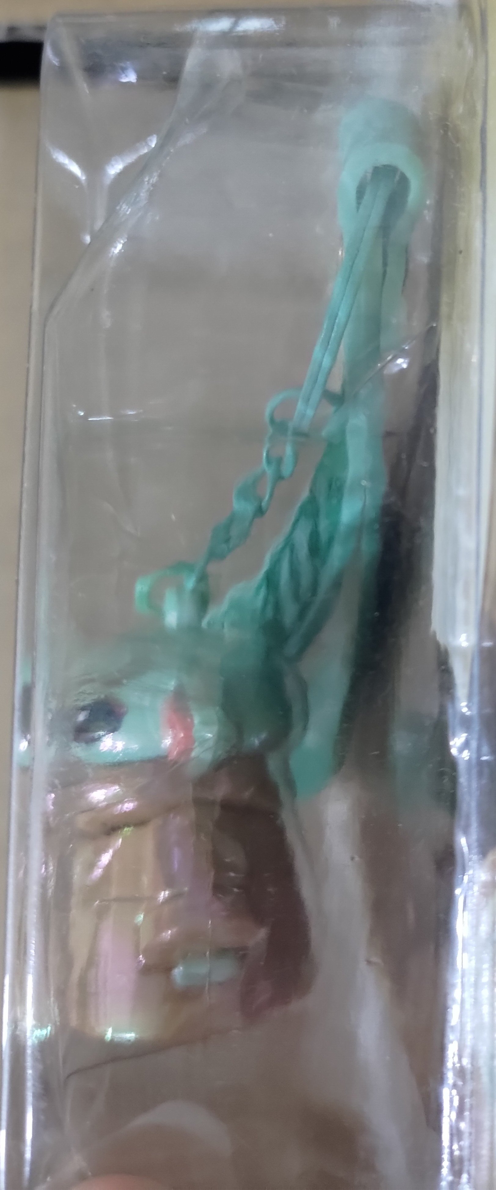 スターウォーズ Star Wars マンダロリアン グローグー オーロラ ラバーストラップつきキーホルダーの画像