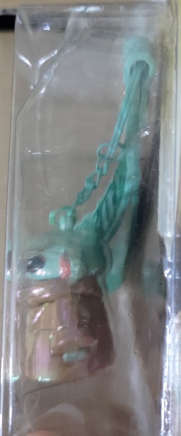スターウォーズ Star Wars マンダロリアン グローグー オーロラ ラバーストラップつきキーホルダーの画像