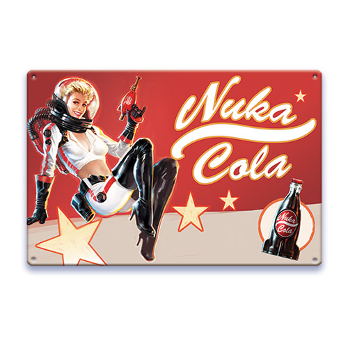 Fallout Nuka Cola Metal Lithographの画像