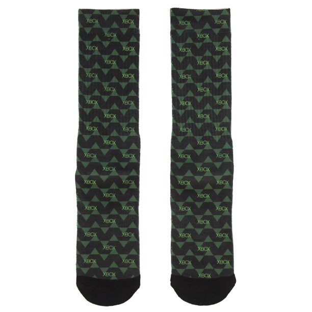Xbox Logo Sublimated Crew Socksの画像