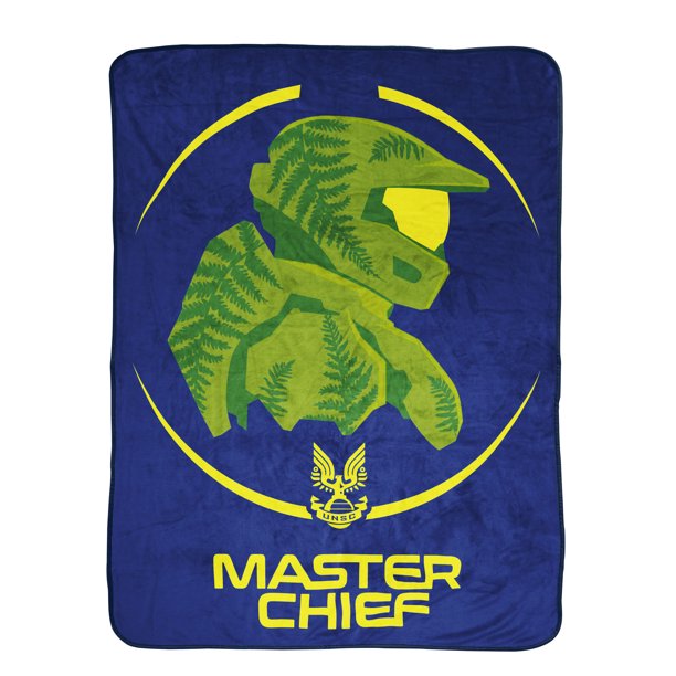 Halo Infinite Master Chief Multicolor Mini Blanket画像
