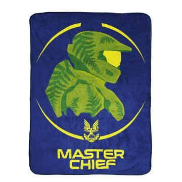 Halo Infinite Master Chief Multicolor Mini Blanket画像