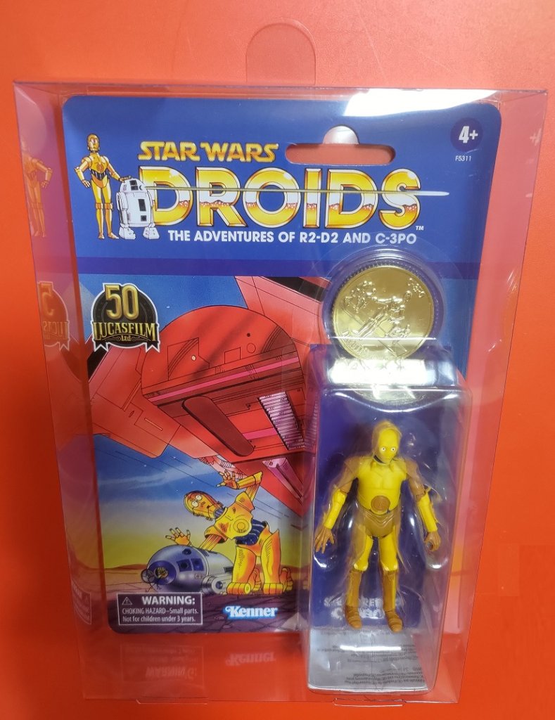 Varicaide スターウォーズ ヴィンテージコレクション オリジナルクリアケース（3.75インチ標準サイズ用） 箱オモ ３枚パックの画像