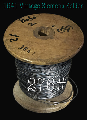 【276#】1941 Vintage Siemens Solder 　　　　4cm = 890円の画像